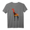 Giraffen T-Shirt für Giraffenliebhaber - Silhouette Design, ideales Geschenk für Tierfans und Naturliebhaber