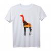 Giraffen T-Shirt für Giraffenliebhaber - Silhouette Design, ideales Geschenk für Tierfans und Naturliebhaber