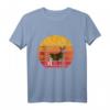 Okapi Zebra Giraffe Retro Sunset Vintage Sonnenuntergang T-Shirt – Perfektes Geschenk für Tierfreunde, Safari- und Zoo-Liebhaber