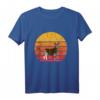 Okapi Zebra Giraffe Retro Sunset Vintage Sonnenuntergang T-Shirt – Perfektes Geschenk für Tierfreunde, Safari- und Zoo-Liebhaber