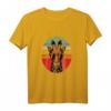 Giraffe Retro Design Sonnenbrille T-Shirt – Cooles Tierliebhaber Geschenk für Geburtstag, Damen, Herren & Kinder