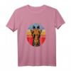 Giraffe Retro Design Sonnenbrille T-Shirt – Cooles Tierliebhaber Geschenk für Geburtstag, Damen, Herren & Kinder