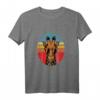 Giraffe Retro Design Sonnenbrille T-Shirt – Cooles Tierliebhaber Geschenk für Geburtstag, Damen, Herren & Kinder