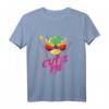 Giraffe mit Brille - Psychedelisches Tier-Design T-Shirt für Streetwear, Partys & Geschenke