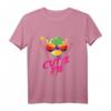 Giraffe mit Brille - Psychedelisches Tier-Design T-Shirt für Streetwear, Partys & Geschenke