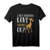 Afrika Safari Tierliebhaber Giraffe T-Shirt – Lustiges Geschenk für Safari-, Zoo- und Tierfans zu Weihnachten & Geburtstag