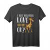 Afrika Safari Tierliebhaber Giraffe T-Shirt – Lustiges Geschenk für Safari-, Zoo- und Tierfans zu Weihnachten & Geburtstag