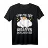 Offizielles Giraffe Schlafshirt – Lustiges Schlafoberteil für süße Träume, Geschenkidee für Tierliebhaber & Giraffenfans