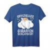Offizielles Giraffe Schlafshirt – Lustiges Schlafoberteil für süße Träume, Geschenkidee für Tierliebhaber & Giraffenfans