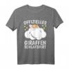 Offizielles Giraffe Schlafshirt – Lustiges Schlafoberteil für süße Träume, Geschenkidee für Tierliebhaber & Giraffenfans