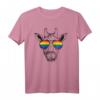 LGBTQ Pride Regenbogen Flagge Giraffe T-Shirt – Witziges Supporter Shirt für Pride Events, Paraden & CSD 2021