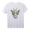 LGBTQ Pride Regenbogen Flagge Giraffe T-Shirt – Witziges Supporter Shirt für Pride Events, Paraden & CSD 2021