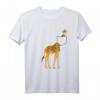 Giraffe durch Hemdtasche - Lustiges T-Shirt für Tierliebhaber & Zoo-Fans als Geschenkidee