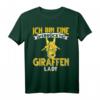 Giraffe Damen T-Shirt - Ich Bin Eine Verrückte Giraffen Lady, Tiermotiv Outfit für Kinder & Erwachsene