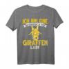 Giraffe Damen T-Shirt - Ich Bin Eine Verrückte Giraffen Lady, Tiermotiv Outfit für Kinder & Erwachsene
