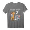 Süßes Kinder & Zoo 2 Geburtstagsfeier T-Shirt - Perfektes Geschenk zum 2. Geburtstag für Jungen & Mädchen mit Tiermotiven