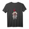 Malteser Hund und Herzen süßes Welpenmotiv T-Shirt - Niedliches, buntes Hundedesign für Hunde- und Welpenliebhaber