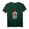 Malteser Hund und Herzen süßes Welpenmotiv T-Shirt - Niedliches, buntes Hundedesign für Hunde- und Welpenliebhaber