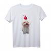 Malteser Hund und Herzen süßes Welpenmotiv T-Shirt - Niedliches, buntes Hundedesign für Hunde- und Welpenliebhaber