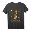 Kinder Einschulung Shirt Mädchen Einschulung 2021 – Geschenk Giraffe T-Shirt für den Schulanfang
