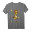 Kinder Einschulung Shirt Mädchen Einschulung 2021 – Geschenk Giraffe T-Shirt für den Schulanfang