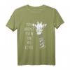 Lustiges Giraffen Tiermotiv T-Shirt – Perfektes Geschenk für Tierliebhaber, Tierschützer und Zoo-Fans zu Weihnachten, Halloween & Geburtstag