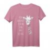Lustiges Giraffen Tiermotiv T-Shirt – Perfektes Geschenk für Tierliebhaber, Tierschützer und Zoo-Fans zu Weihnachten, Halloween & Geburtstag