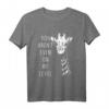 Lustiges Giraffen Tiermotiv T-Shirt – Perfektes Geschenk für Tierliebhaber, Tierschützer und Zoo-Fans zu Weihnachten, Halloween & Geburtstag