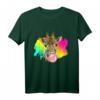 Giraffe Mit Kaugummi Blase T-Shirt – Perfektes Geschenk für Giraffen- und Tierliebhaber, ideal für Geburtstage und Anlässe