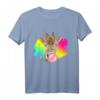 Giraffe Mit Kaugummi Blase T-Shirt – Perfektes Geschenk für Giraffen- und Tierliebhaber, ideal für Geburtstage und Anlässe