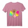 Giraffe Mit Kaugummi Blase T-Shirt – Perfektes Geschenk für Giraffen- und Tierliebhaber, ideal für Geburtstage und Anlässe