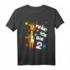 Kinder Geburtstagsshirt 2. Jahre Mädchen und Junge mit Giraffenmotiv - Perfektes Geschenk für den 2. Geburtstag
