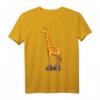 Rollschuhe Giraffe T-Shirt für Mädchen - Skater & Rollschuhlaufen Geschenk, perfekt für Disco, 80er Party und Inline Skaten