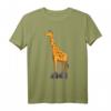 Rollschuhe Giraffe T-Shirt für Mädchen - Skater & Rollschuhlaufen Geschenk, perfekt für Disco, 80er Party und Inline Skaten