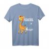 Giraffe Kinder T-Shirt mit Stethoskop - Niedliches Tiermotiv für Krankenschwestern und Kinder, klassisch geschnitten