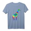 Giraffe Tie Dye Vintage Hippie T-Shirt – Buntes Tiermotiv im Retro Style, perfektes Geschenk für Giraffenliebhaber