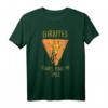 Giraffes always make me smile - Lustiges Giraffen T-Shirt für Safari, Zoo & Tierliebhaber – Perfektes Geschenk für Kinder, Männer & Frauen