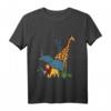 Kinder Zootiere Design Tiere aus Afrika T-Shirt - Perfektes Geschenk für Tierliebende Kinder und Zoo-Ausflüge
