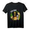 Kinder 1. Geburtstag T-Shirt mit Dschungel-Tieren – Niedliches Geburtstagsgeschenk für Einjährige, Jungen & Mädchen, perfekt für die Dschungel Party