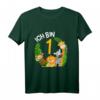 Kinder 1. Geburtstag T-Shirt mit Dschungel-Tieren – Niedliches Geburtstagsgeschenk für Einjährige, Jungen & Mädchen, perfekt für die Dschungel Party