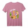 Kinder 1. Geburtstag T-Shirt mit Dschungel-Tieren – Niedliches Geburtstagsgeschenk für Einjährige, Jungen & Mädchen, perfekt für die Dschungel Party
