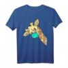 Giraffe trägt Mundschutz - Lustiges Giraffen T-Shirt & Atemschutzmaske für Tierliebhaber, Zoo-Fans & Safari-Enthusiasten