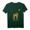 Giraffe durch Hemdtasche - Lustiges T-Shirt für Tierliebhaber, Zoo- und Tierfreunde, perfekte Geschenkidee zu Weihnachten