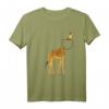 Giraffe durch Hemdtasche - Lustiges T-Shirt für Tierliebhaber, Zoo- und Tierfreunde, perfekte Geschenkidee zu Weihnachten
