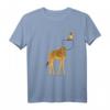 Giraffe durch Hemdtasche - Lustiges T-Shirt für Tierliebhaber, Zoo- und Tierfreunde, perfekte Geschenkidee zu Weihnachten