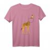 Giraffe durch Hemdtasche - Lustiges T-Shirt für Tierliebhaber, Zoo- und Tierfreunde, perfekte Geschenkidee zu Weihnachten