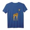 Giraffe durch Hemdtasche - Lustiges T-Shirt für Tierliebhaber, Zoo- und Tierfreunde, perfekte Geschenkidee zu Weihnachten