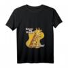 Lustiges Damen Giraffen T-Shirt mit Spruch 'Bevor du fragst - Nein' - Perfekt für Misanthropen, Geburtstags- & Weihnachtsgeschenk