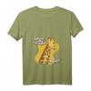 Lustiges Damen Giraffen T-Shirt mit Spruch 'Bevor du fragst - Nein' - Perfekt für Misanthropen, Geburtstags- & Weihnachtsgeschenk