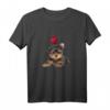 Shirt mit Yorkshire Terrier Hund und Herz - Lustiges Hundemotiv T-Shirt für Hundeliebhaber, Hundemama & Hundepapa